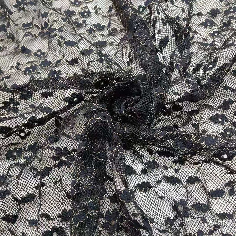 Lace Fabric Dress Women's Nylon Foil for Women's Wear Wholesale Suppli 3